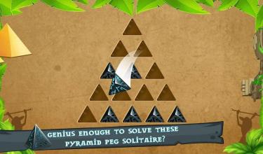 Sphinx Solitaire - Pyramid Peg Puzzle截图2