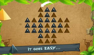 Sphinx Solitaire - Pyramid Peg Puzzle截图1