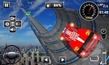 Car Stunts Simulator - Crazy Car Stunts Pro 3D截图1