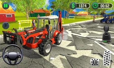 Farming Simulator - Big Tractor Farmer Driving 3D截图1