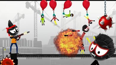 Stickman Destruction Turbo Warrior截图1