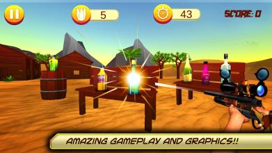 Bottle Shooting Expert - Sniper Shooting Games截图1