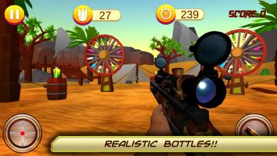 Bottle Shooting Expert - Sniper Shooting Games截图2