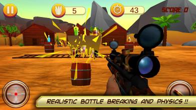 Bottle Shooting Expert - Sniper Shooting Games截图3