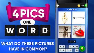 4 Pics 1 Word. Four Pictures, One Word. Words Game截图1