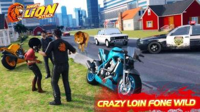 Angry Lion Attack 2019截图1