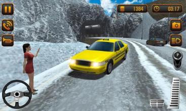 Taxi Simulator - Hill Climb Taxi Driving Game截图2