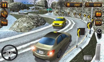 Taxi Simulator - Hill Climb Taxi Driving Game截图1