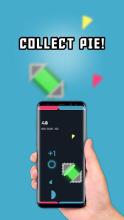 Neon Laser Pie - Focused Tapping to Collect Pie!截图1