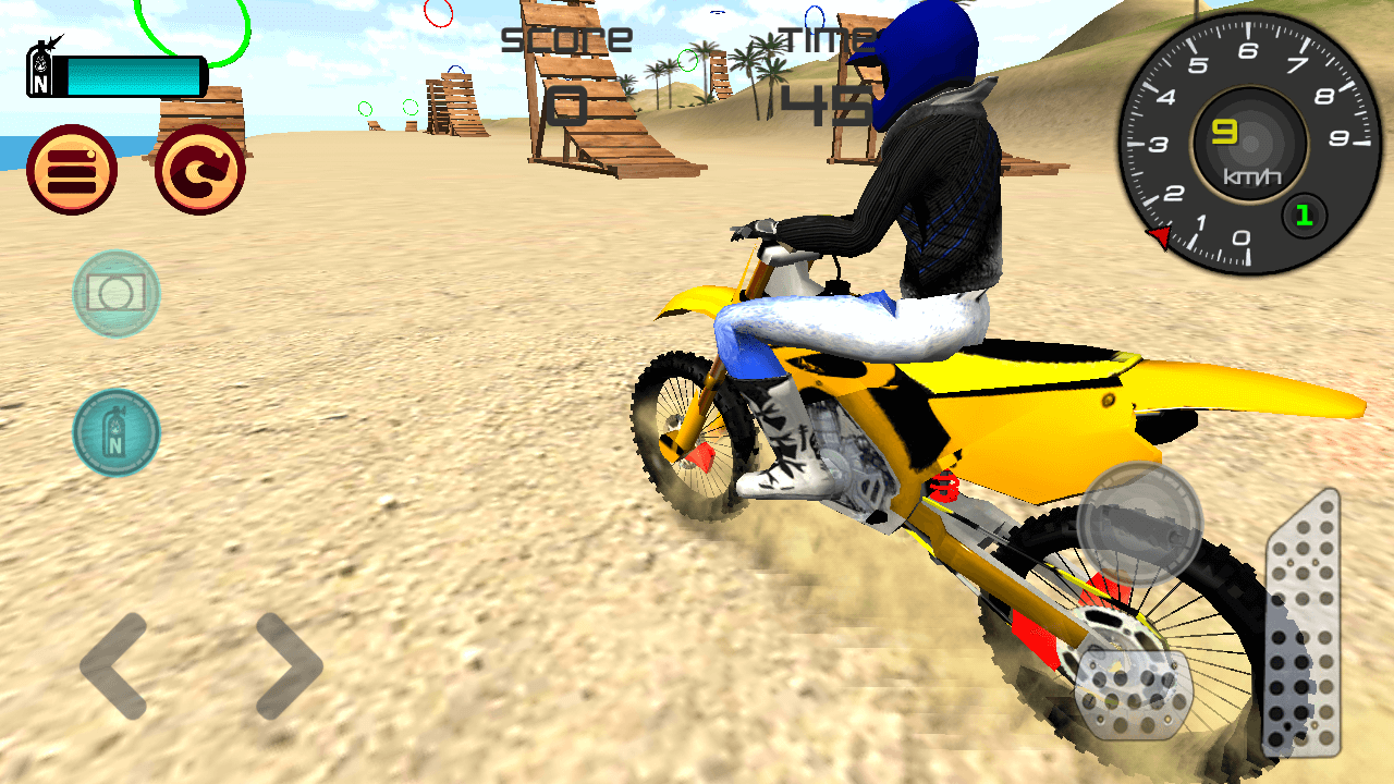 Motocross Beach Jumping 3D截图1