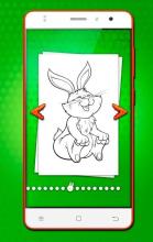 Rabbit Coloring Pages截图1