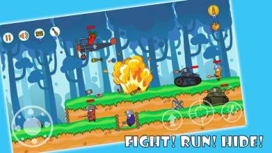 MeatVsVeg: Action shooting Fight game Gun War截图1