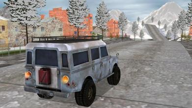 Off-road Jeep Drive-Winter Season Simulator截图1