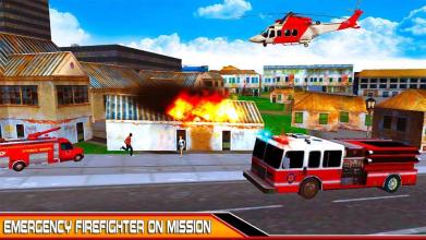 NewYork Rescue Firefighter Emergency truck sim2019截图2