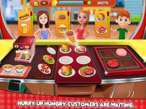 Food Truck Street Kitchen Cooking Games截图3