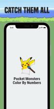 Pokee Monsters - Color By Numbers截图2