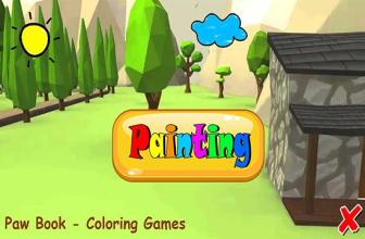 Paw Book Coloring Games - Kids Patrol截图2