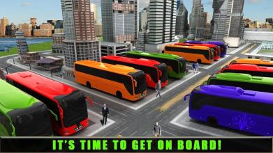 Modern Bus Coach City Driving Simulator 2018截图1