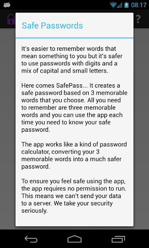 Safe Pass Demo截图4