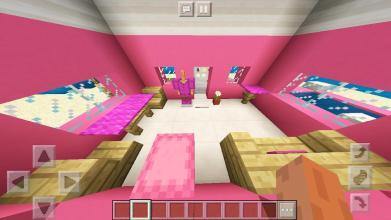 Pink Mansion Minecraft Game for Girls截图2