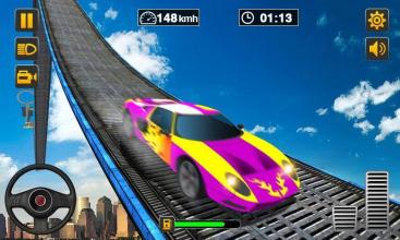 Extreme Car Stunt Driving - Impossible Track 3D截图1