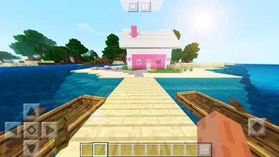 Pink Mansion Minecraft Game for Girls截图1