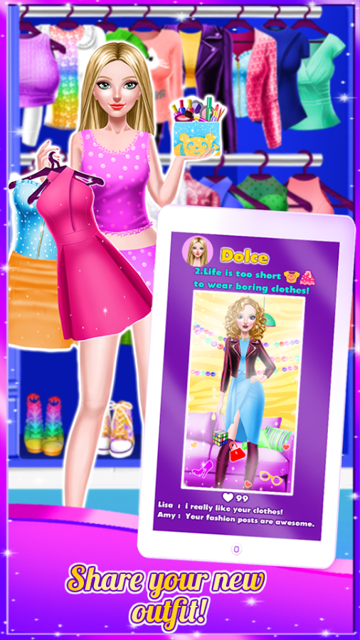 Internet Fashionista - Dress up Game截图5