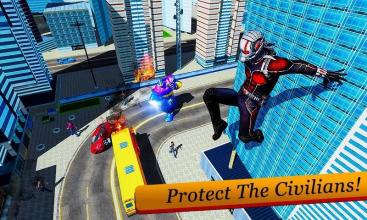 Ultimate Ant Hero Man: Aliens Transform Battle 3D截图1