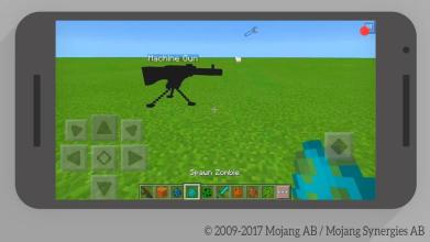 MCPE Gun Mod - Machine Gun Turret截图1