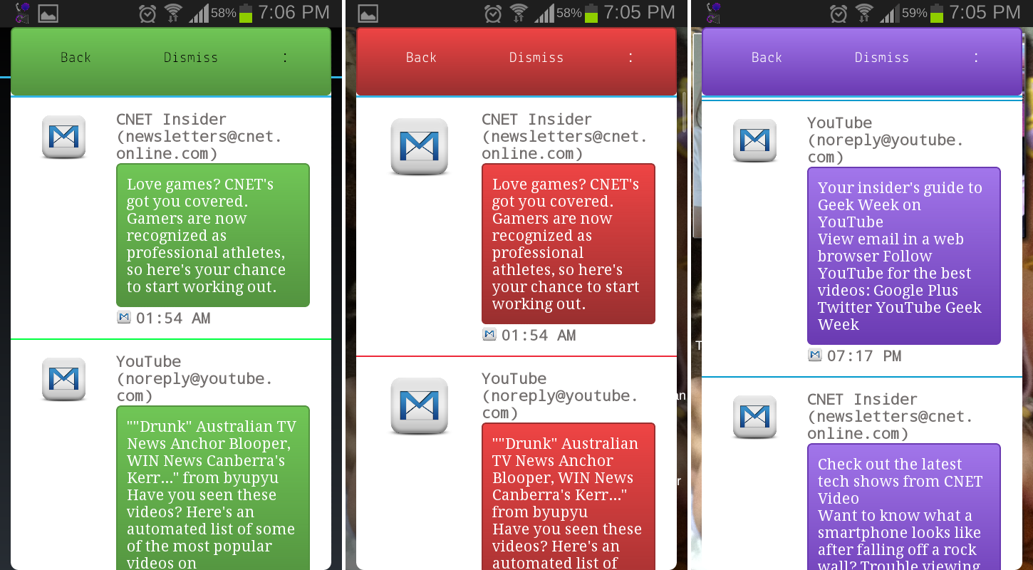 Gmail, SMS &amp; Missed Call lite截图11