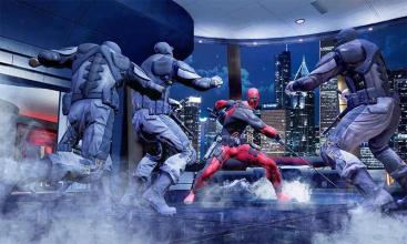 Dead fighting pool vs champion superheroes contest截图1