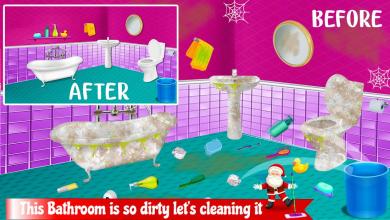 Christmas House Clean up Time : Decoration Game截图1