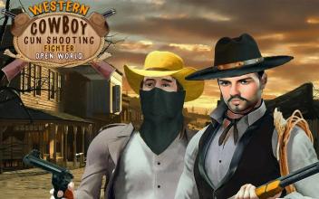 Western Cowboy Gun Shooting Fighter Open World截图2