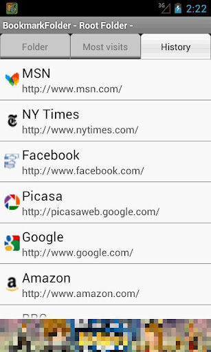Bookmark Folder (manager)截图3