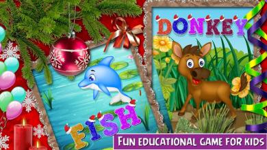 Learn Spelling With Santa - Kids Educational Game截图1