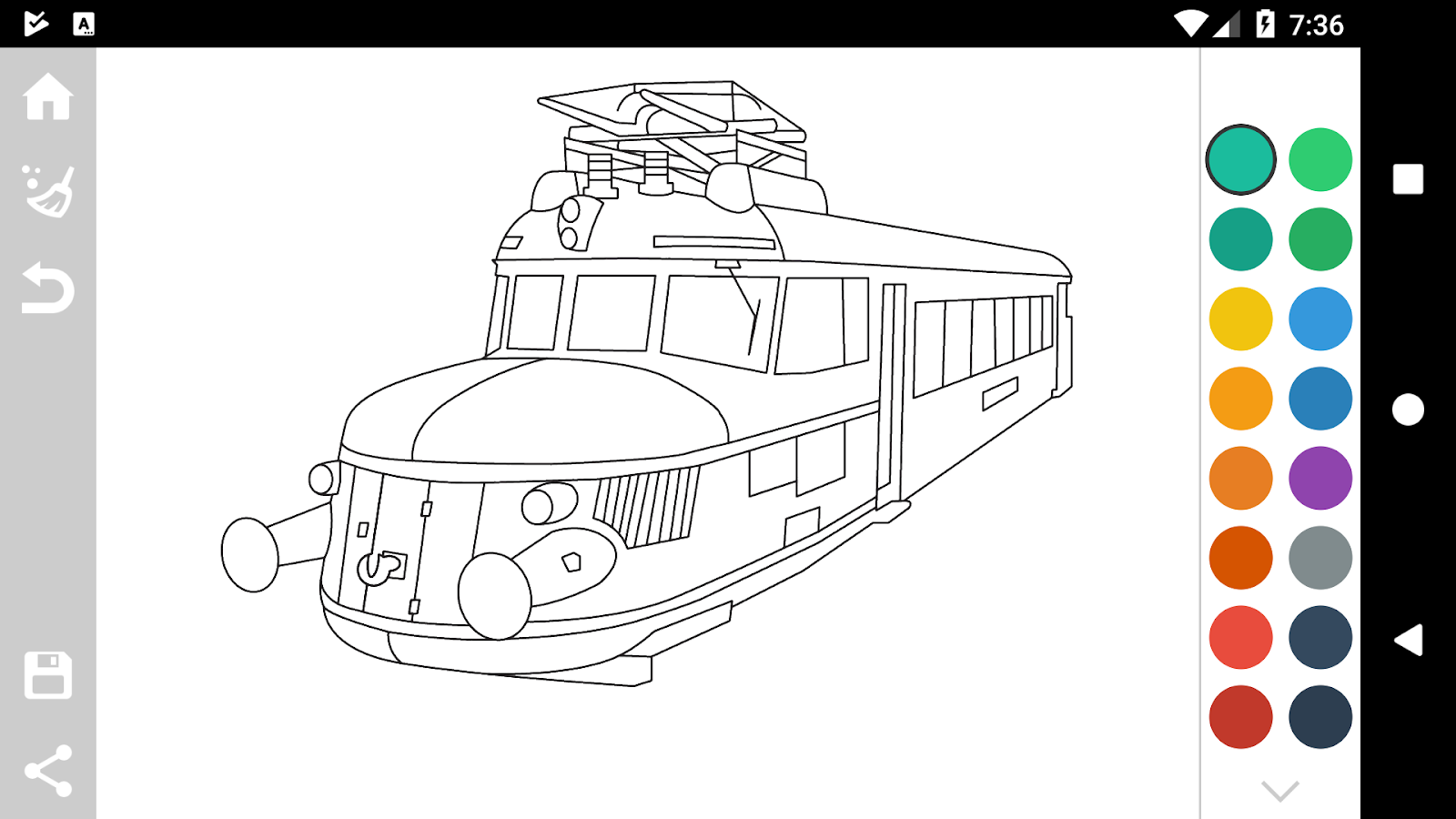 Trains Game Coloring Book截图2