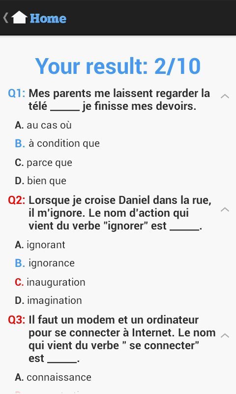 French Test截图3