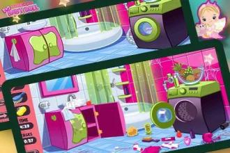 Princess baby Doll House Cleaning截图1