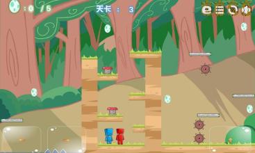 Two Players Games:Square Bros Save Dinosaur Egg截图1