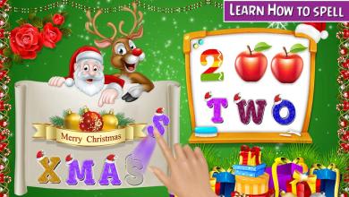 Learn Spelling With Santa - Kids Educational Game截图2