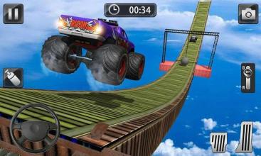 Monster Truck Stunt 3D - Impossible Tracks Driving截图2