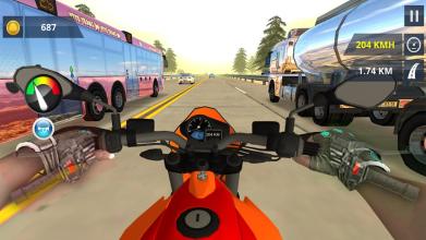 Moto Heavy Traffic Racer: Bike Racing Stunts截图2