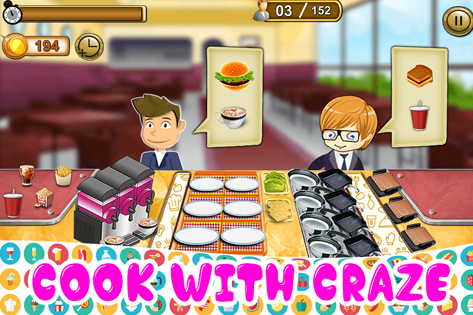 Crazy Cooking Chef - Cooking Kitchen Chef Game截图1