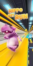 Fiona Hippo Pet Runner - Subway Rush截图2