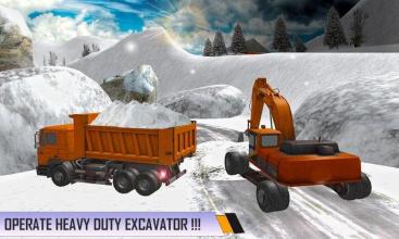 Snow Plow Rescue Excavator截图2