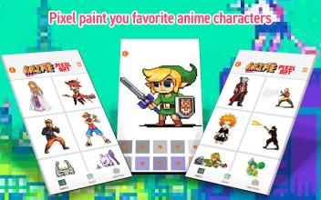 Anime Color By Number – Anime Pixels Art截图2