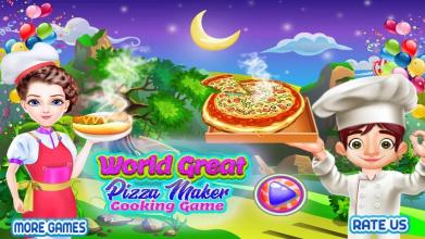 World Great Pizza Maker - Cooking Games截图2