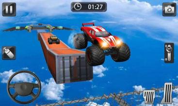 Monster Truck Stunt 3D - Impossible Tracks Driving截图1