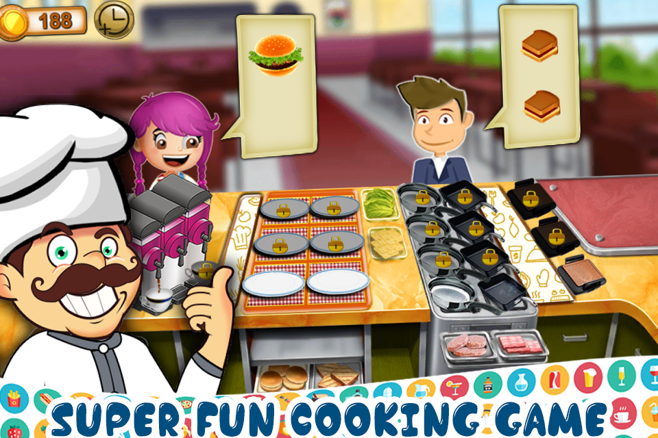 Crazy Cooking Chef - Cooking Kitchen Chef Game截图2