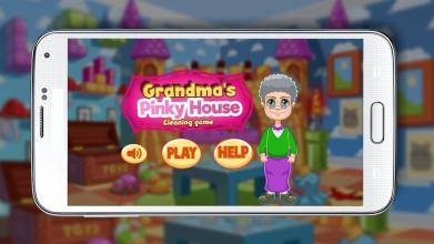 Grandma's Pinky House - Cleaning Game截图2